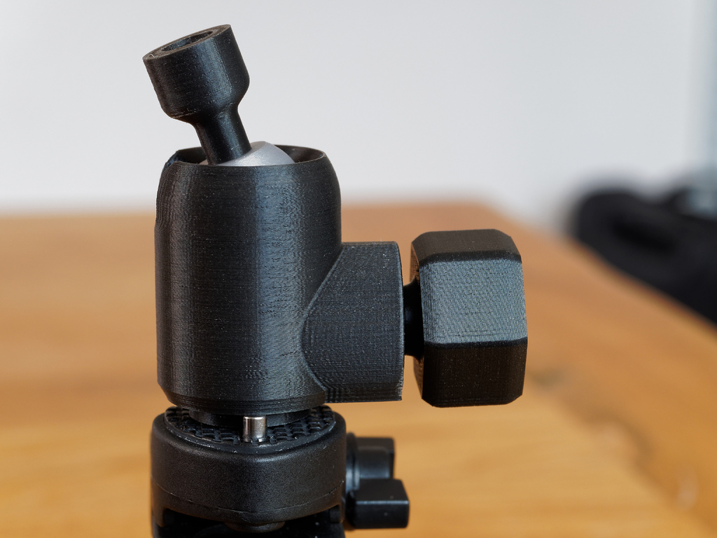 Tripod Ball Head by Download free STL model