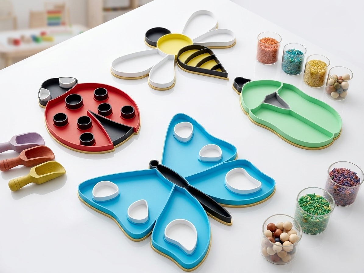 Educational Sorting Insects: Montessori Puzzle Toy (No MMU needed)