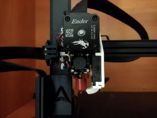 Ender 3 V3 SE, KE minimalism Fan duct for K1 Hotend