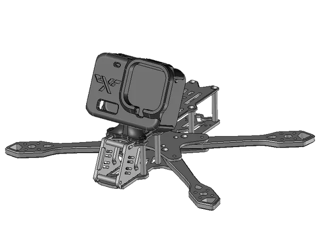 P X F Support GoPro 9 10 11 12  JENO 25° Tilt