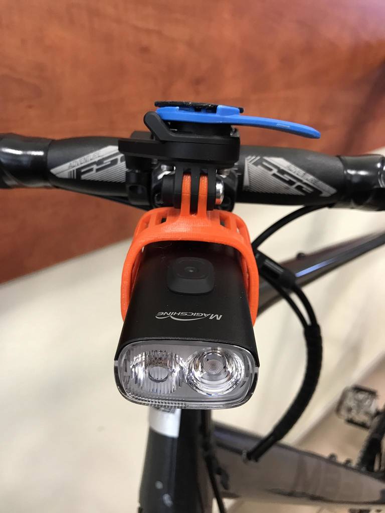 Bike Magicshine RAY 2600 Quad Lock GoPro mount by henyte | Download ...