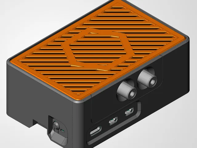 Modular case for Raspberry PI5 and an HiFi hat (Audiophonics, Hifiberry) or custom