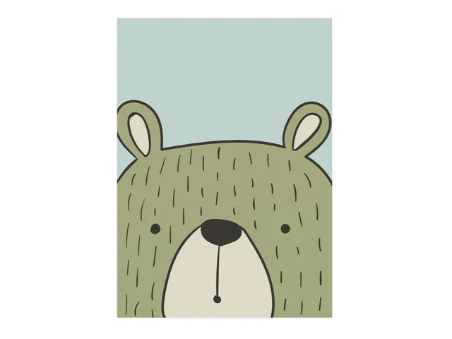 Kids Art Gallery - The Bear - Color Change