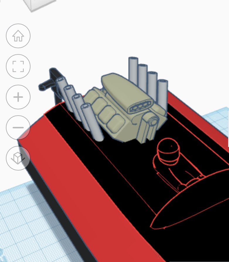 Simple V8 model