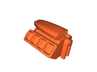 Simple V8 model by Paweł Kubicki | Download free STL model | Printables.com