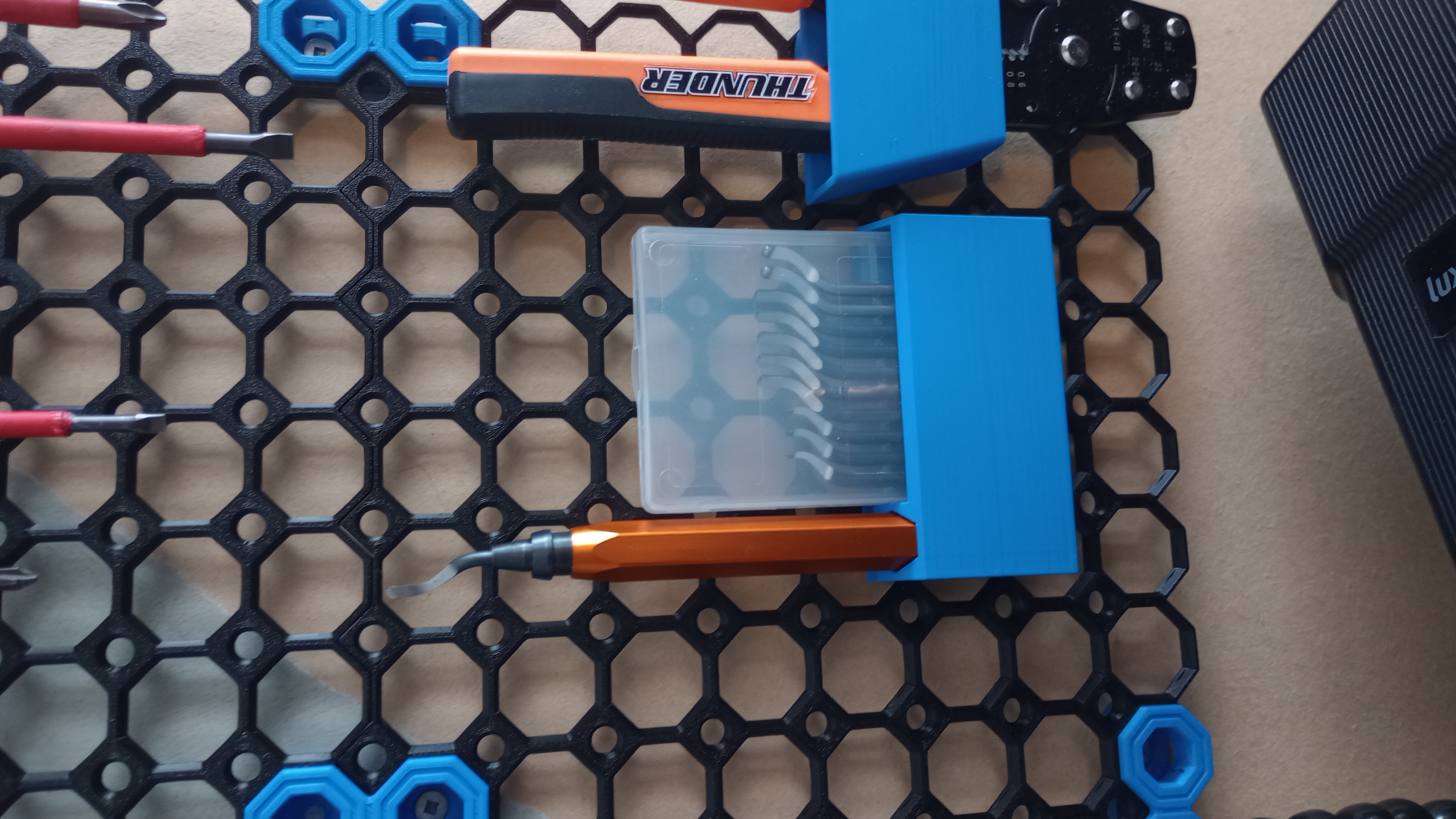 Multiboard Ruthex Deburrer holder MultiConnect Peg and normal peg