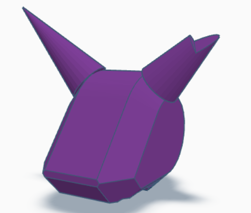 Demon horns dummy 13.