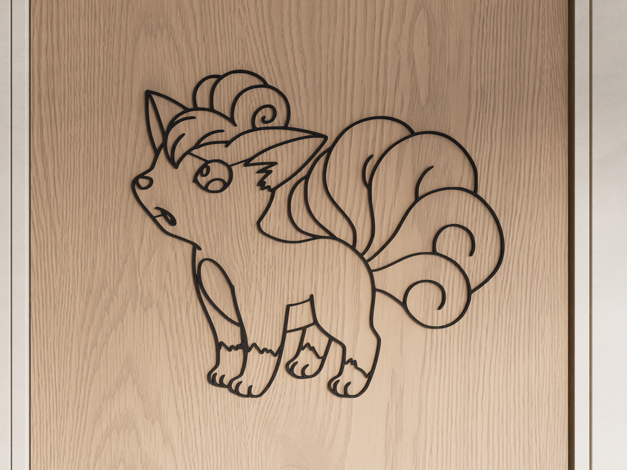 Miniatura 2 do modelo 3D Vulpix Wall Art