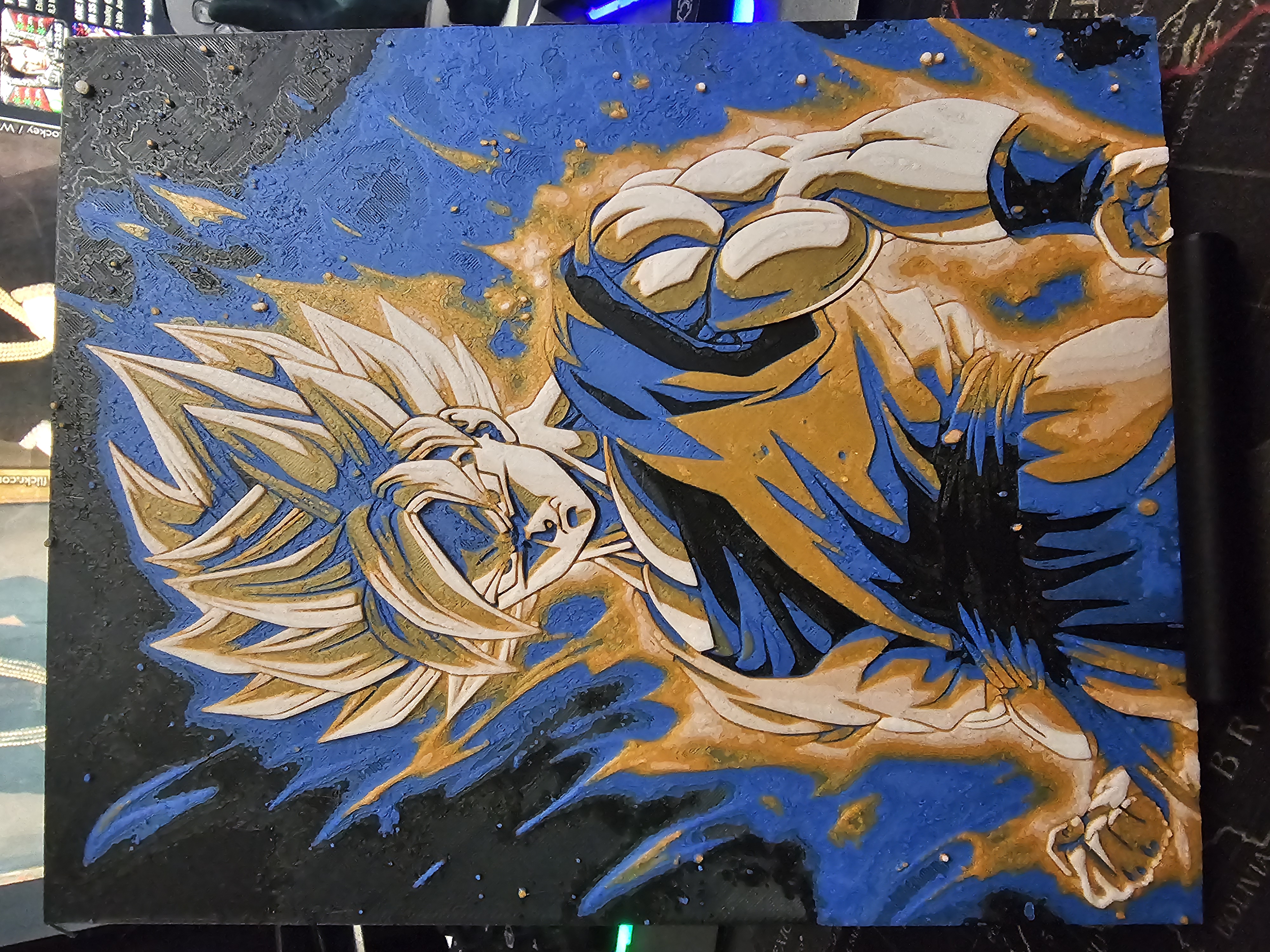 SSJ Goku - HueForge