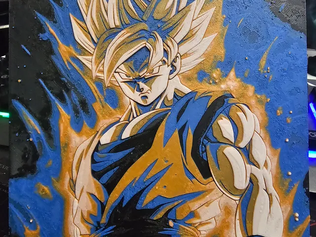 SSJ Goku - HueForge