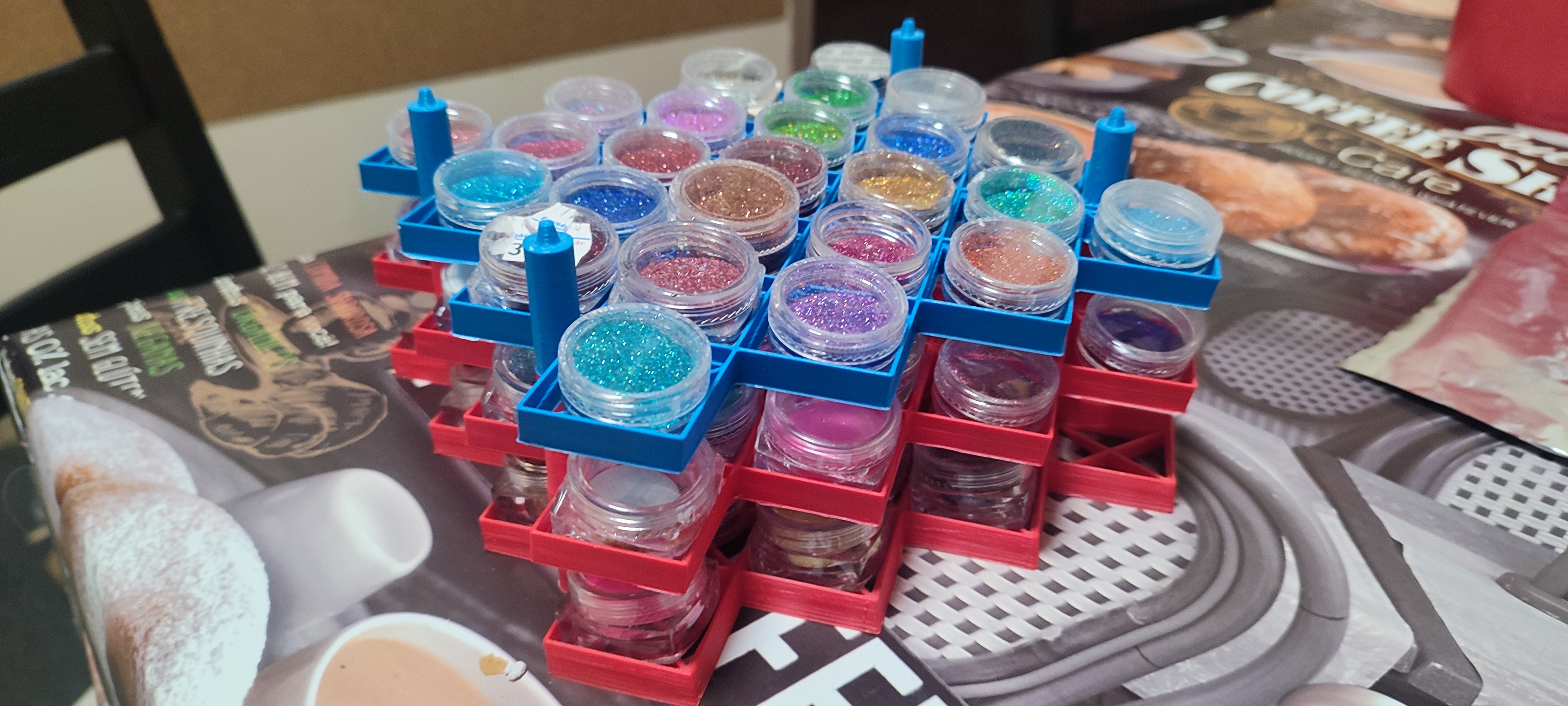 Nail art decorative powder holder