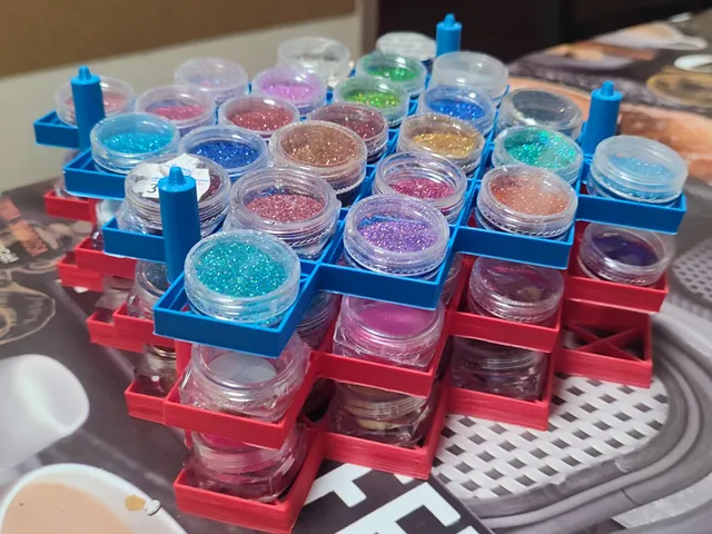 Nail art decorative powder holder