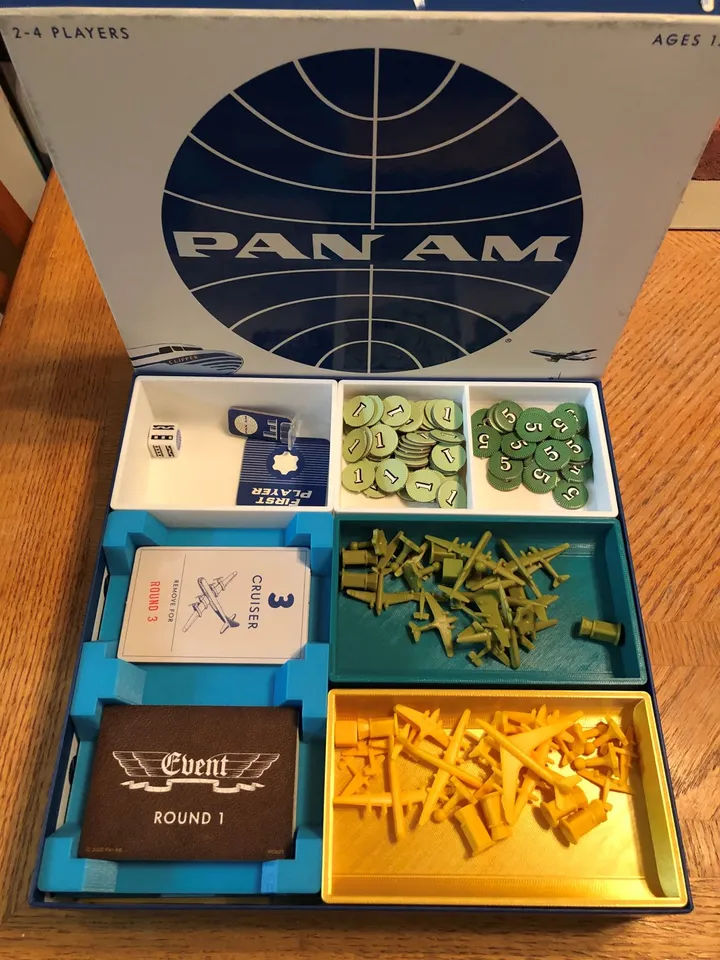 Pan Am Board Game Organizer by KaiserFro | Download free STL model