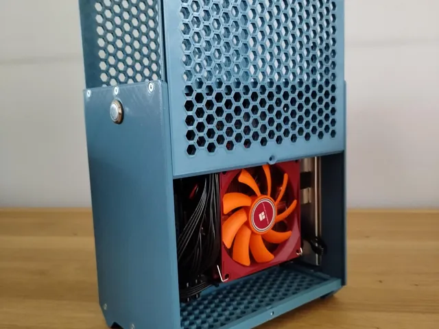 "Epsilon 570 V2" 4.77L ITX pc case | low profile GPU