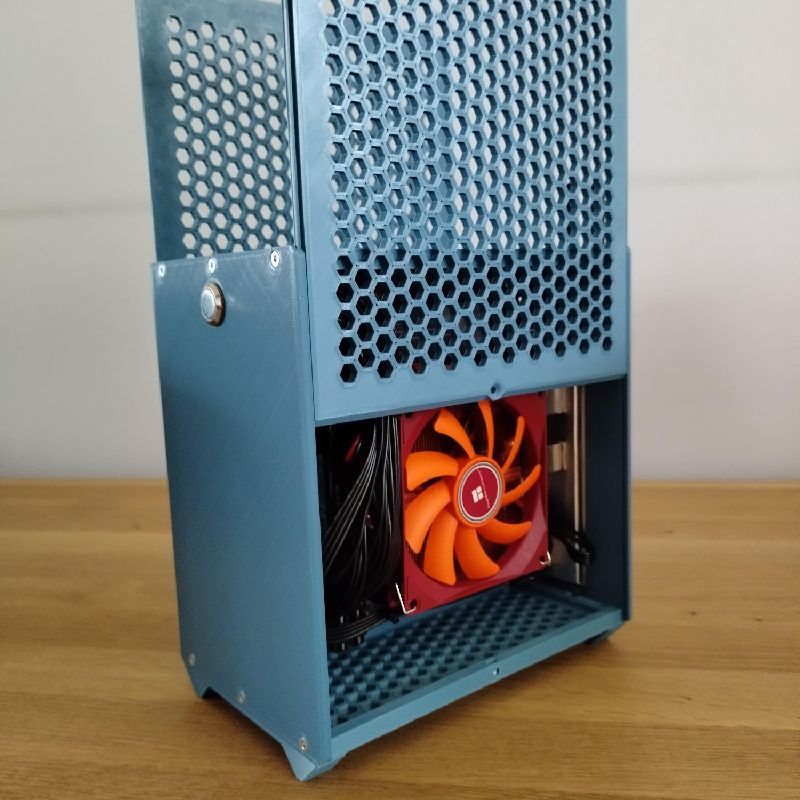 Epsilon 570 V2＂ 4.77L ITX pc case | low profile GPU by