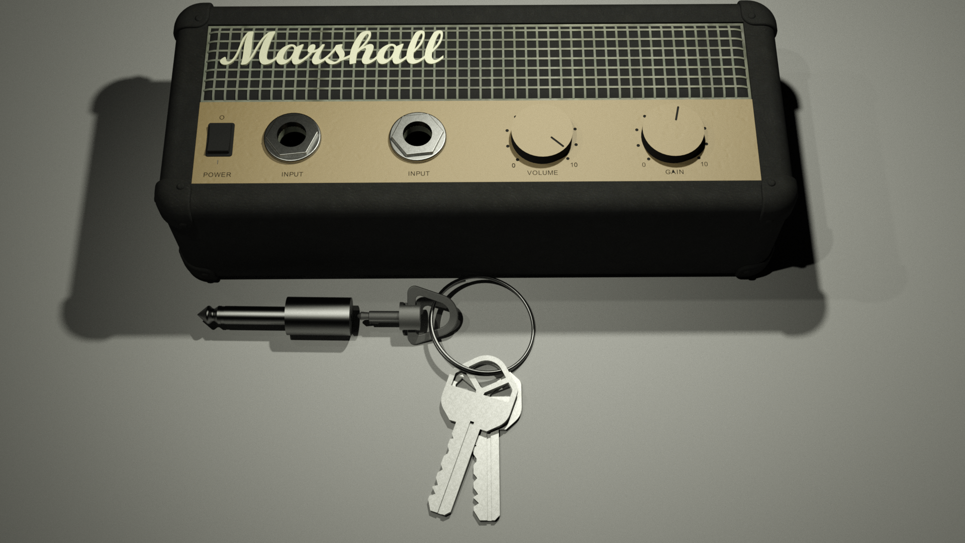 STL file Marshall inspired Key Holder 🔑・Design to download and