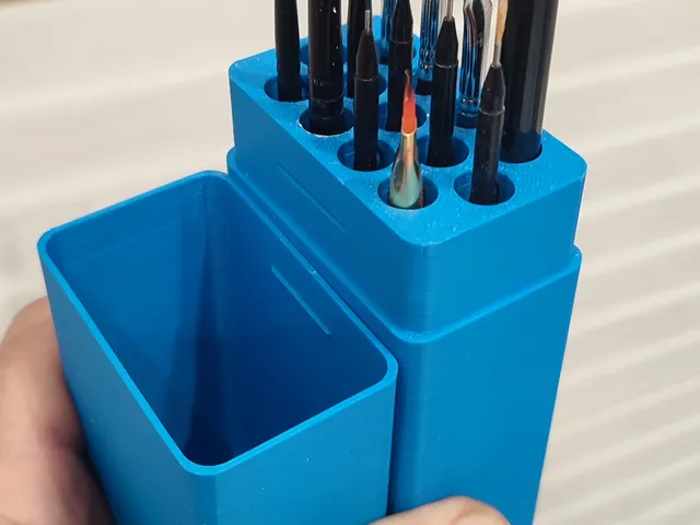 Nail art brush holder
