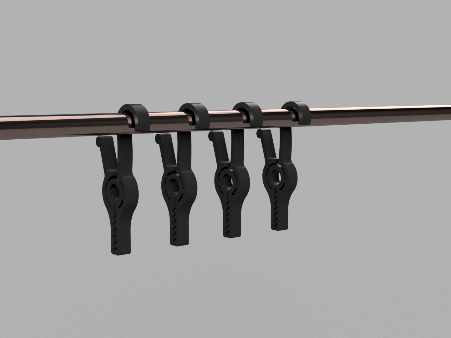 Miniatura 3 do modelo 3D Hook clip