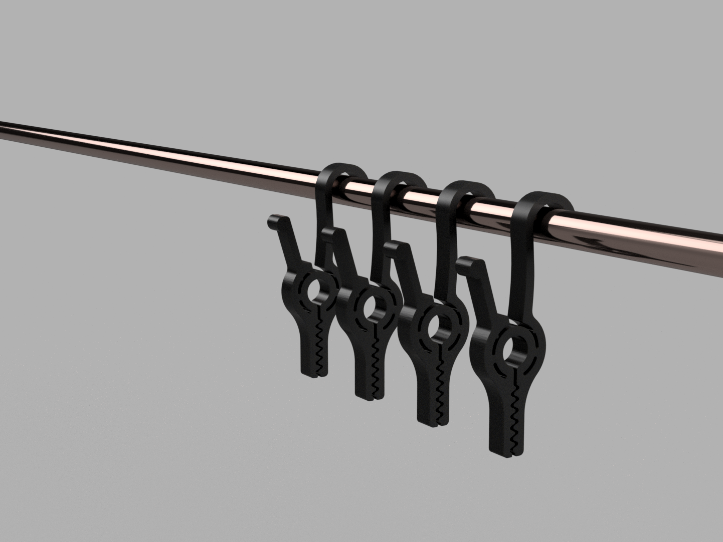 Miniatura 2 do modelo 3D Hook clip