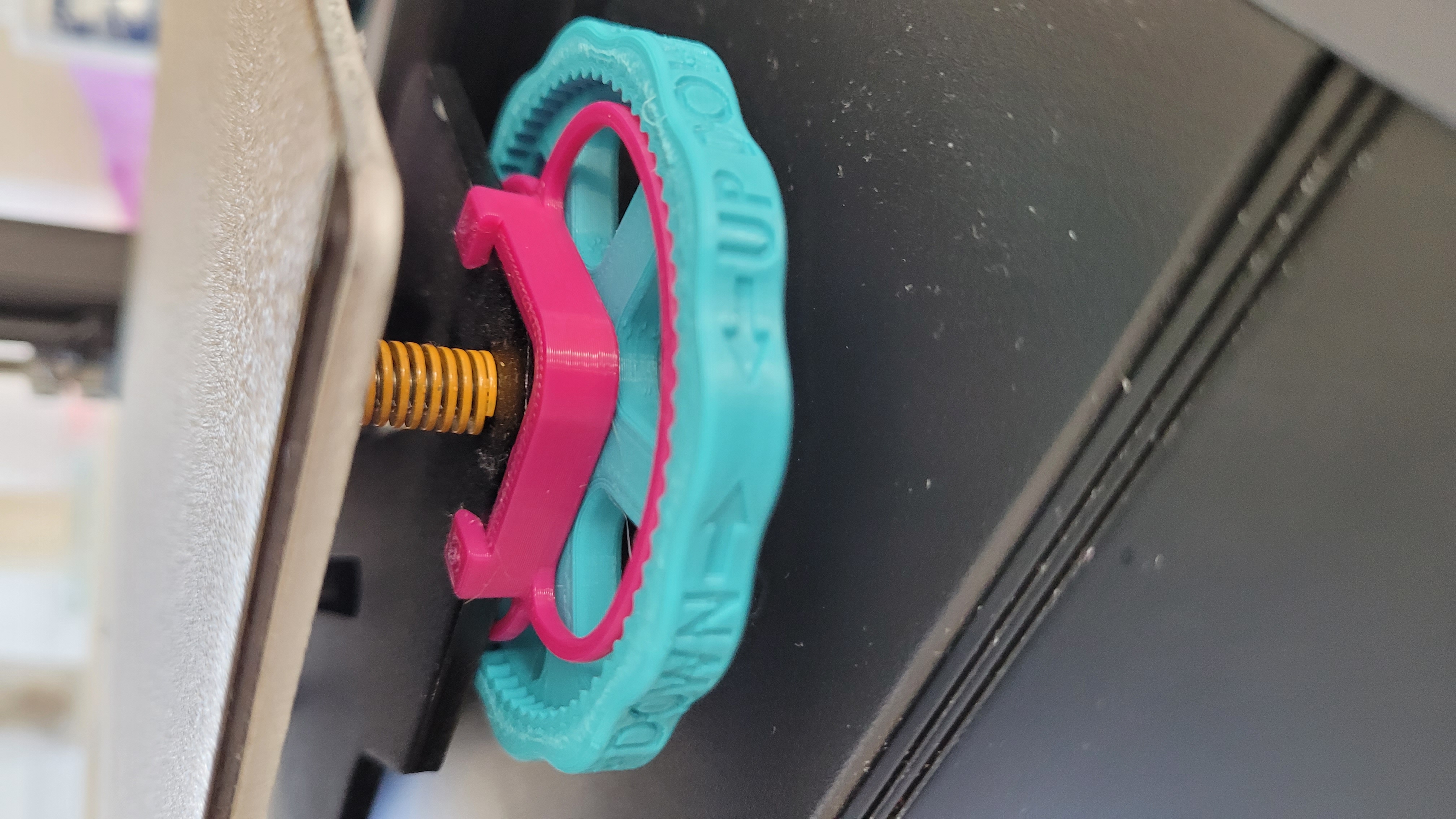 Spring for the Ender 3 S1 locking wheel 3D model thumbnail