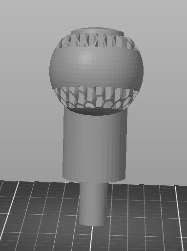 Miniatura 3 do modelo 3D gear shift knob