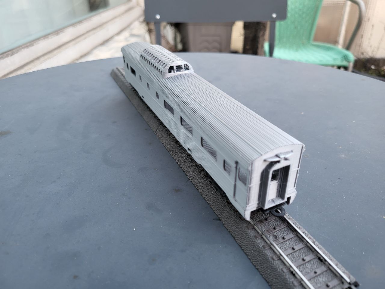 AMTRAK STREAMLINER VISTA DOME CAR FOR H0 SCALE by ASKA Modelle ...