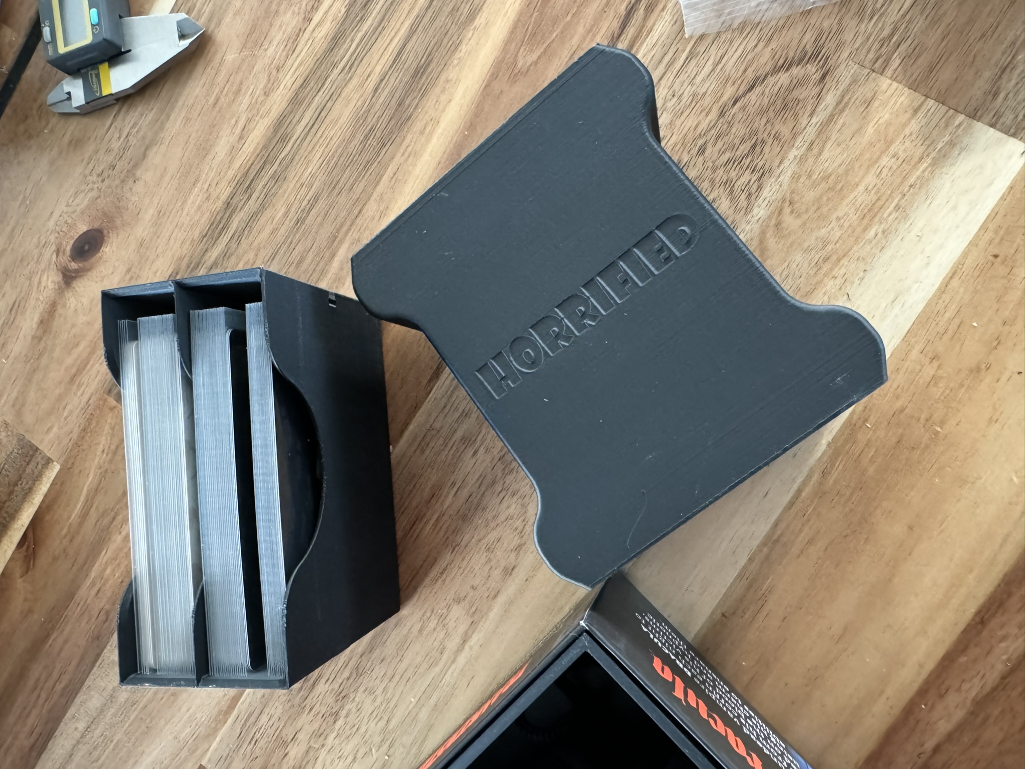 Horrified Modified Cardholder and Bag Holder for Sleeved Cards