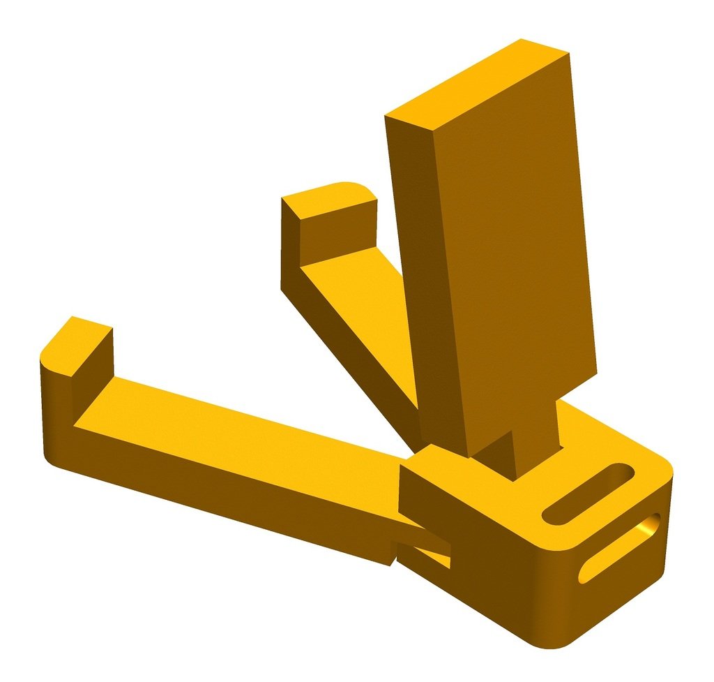 Miniatura 4 do modelo 3D Mobile Stand Keychain