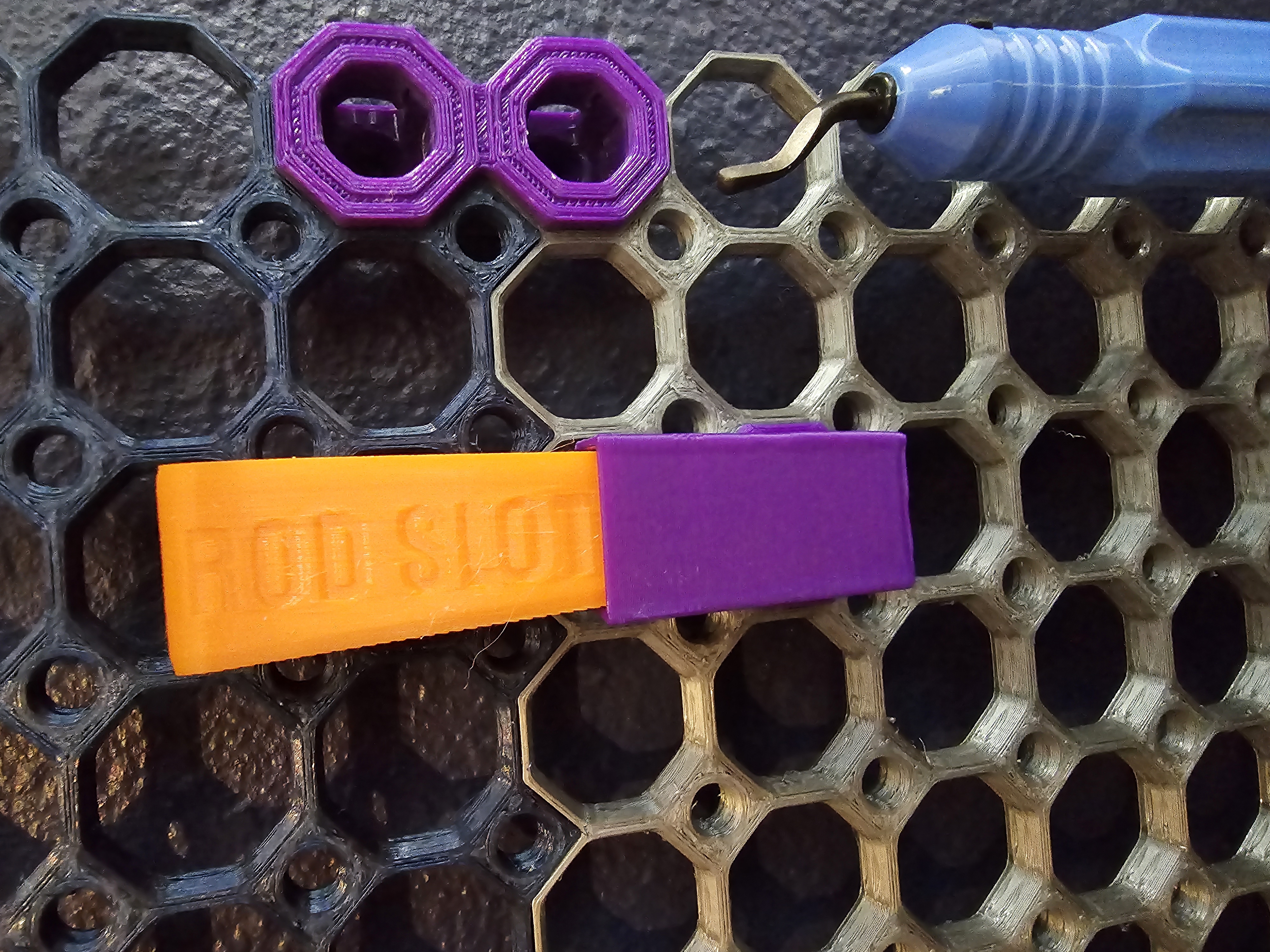Multiboard RodSloth Holder with Push to Fit