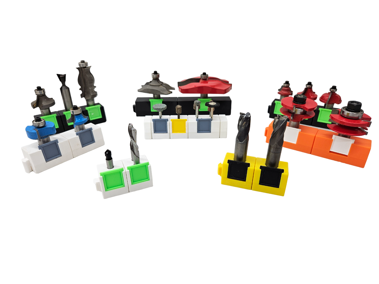 Modular Router Bit Holder ½ inch Modular organiser for router bits por Darren | Descargar modelo ...