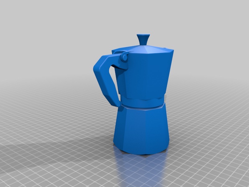 3D Printable Moka Pot