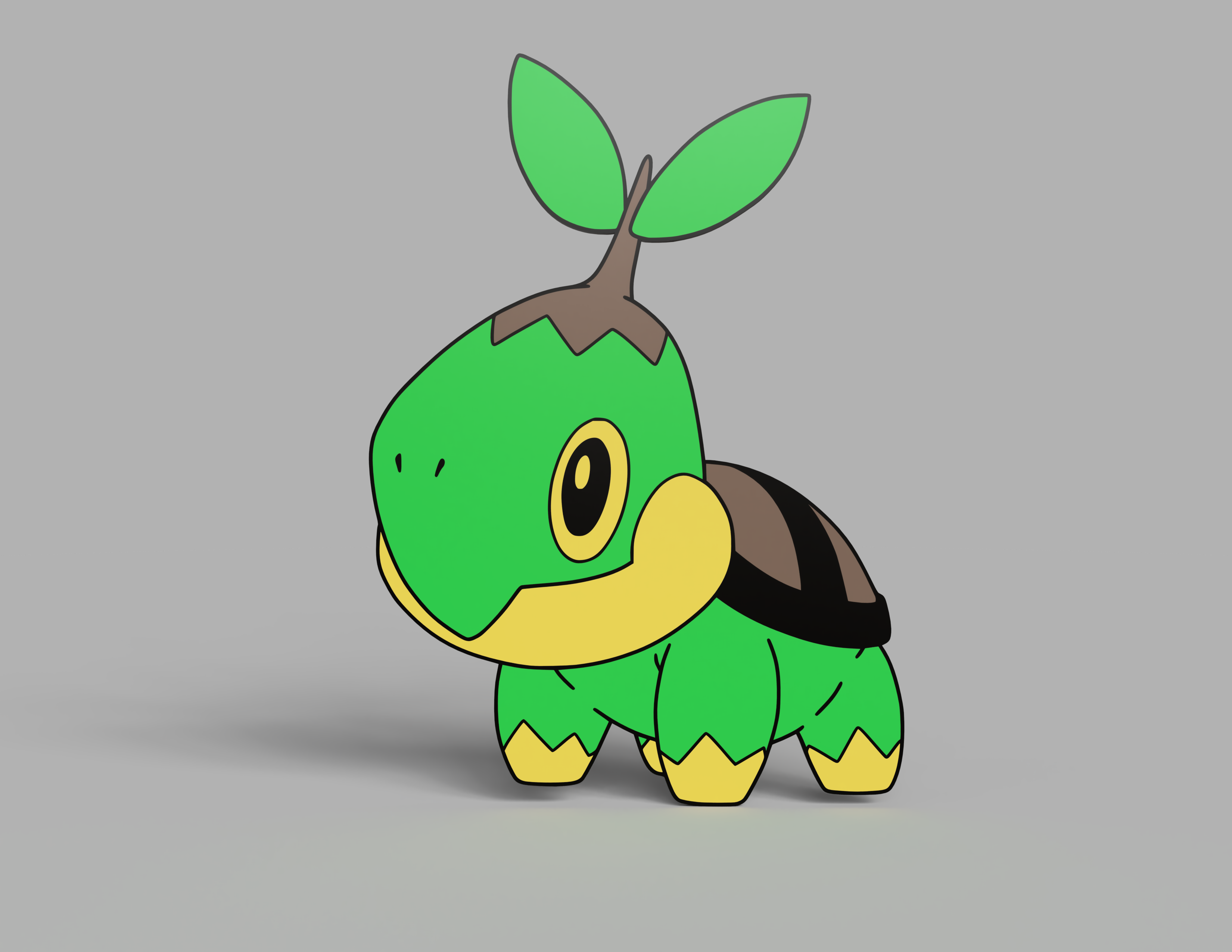 Turtwig by Gelo | Download free STL model | Printables.com