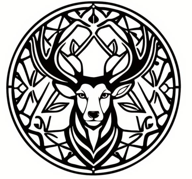 deer wall art