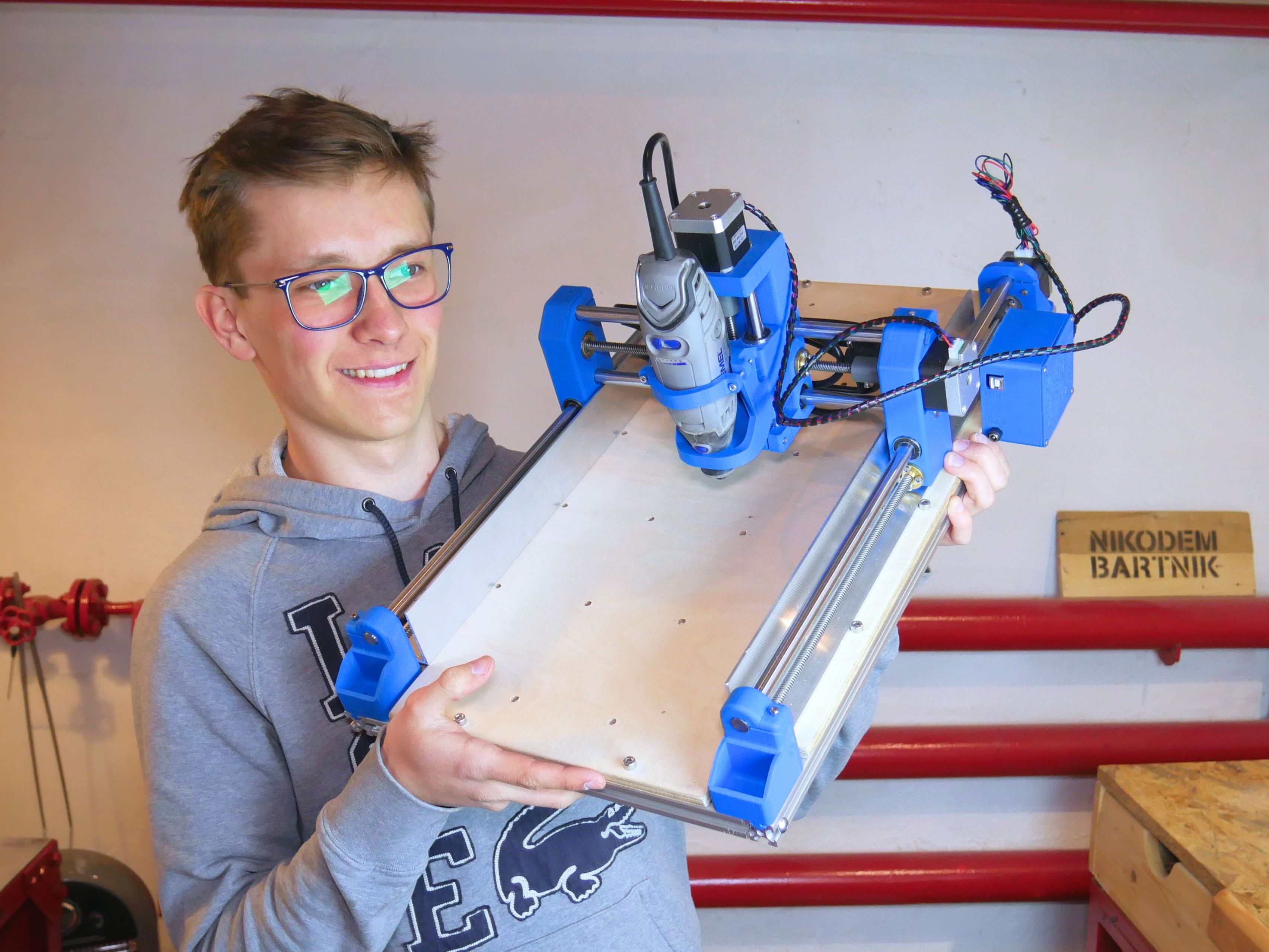 DIY Dremel CNC 3D model thumbnail