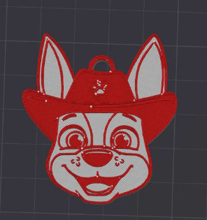paw patrol Tracker keychain