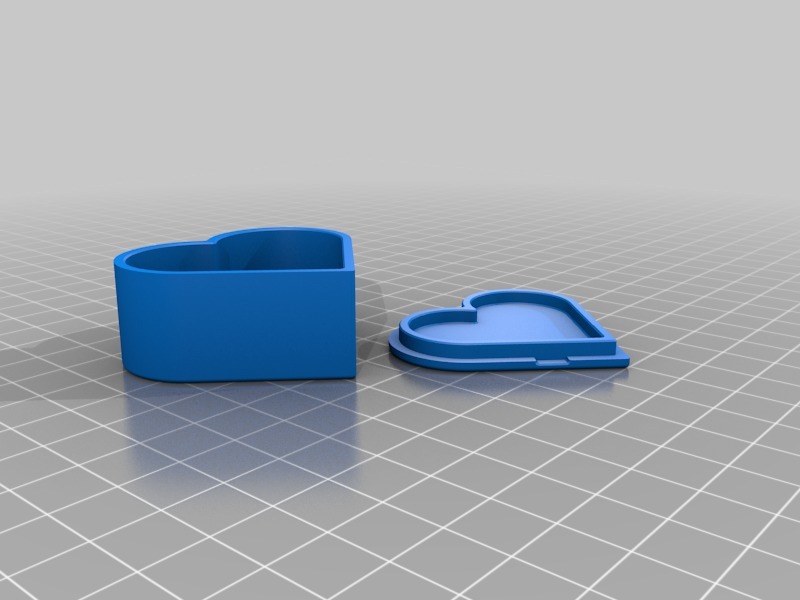 Miniatura 5 do modelo 3D Simple Heart Shaped Box