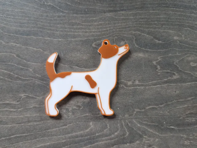Jack Russell Terrier key chain