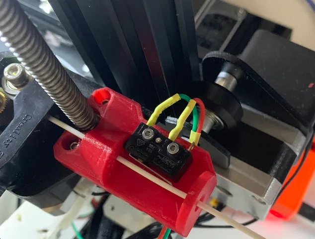 Filament runout sensor holder for Ender 3