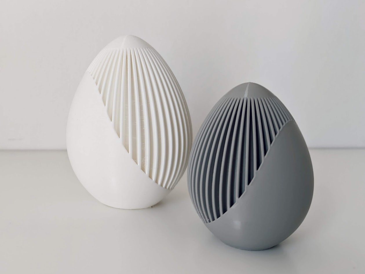 Easter egg half-patterned by shelby-eleanor | Download free STL model ...