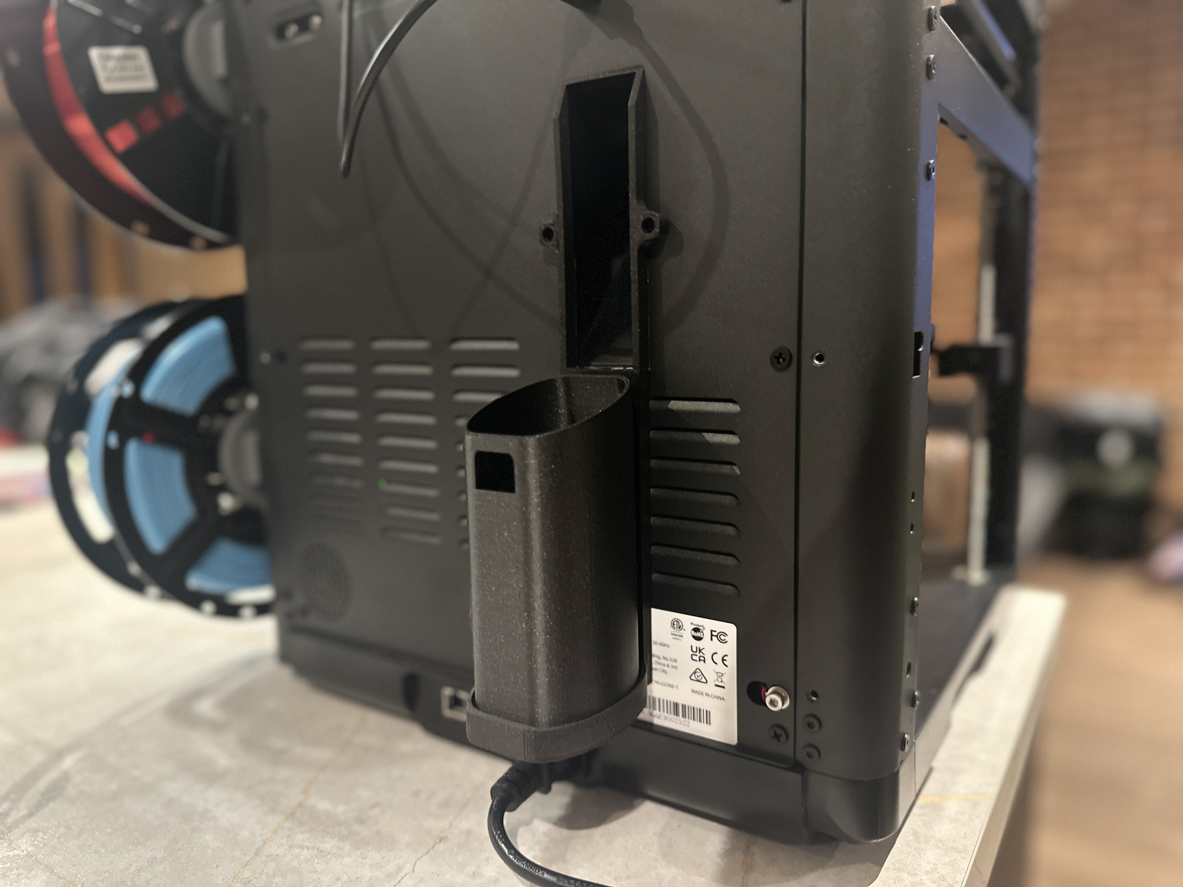 FlashForge AD5X Slimline Bin & Fixed Attachment | Space Saving Slimline Bin (Poop Chute)