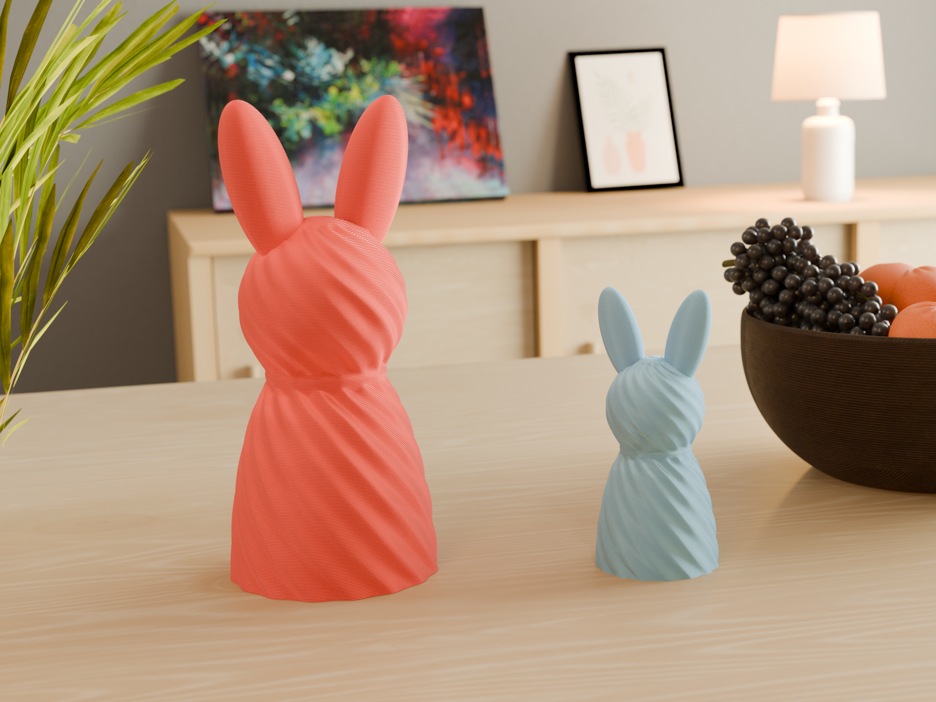 Spiral Easter Bunny