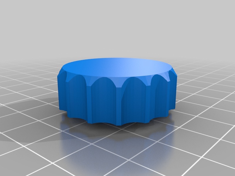 Knob (metal threaded)
