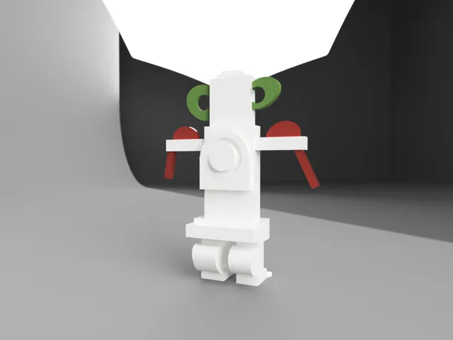 minecraft and lego and robot mix