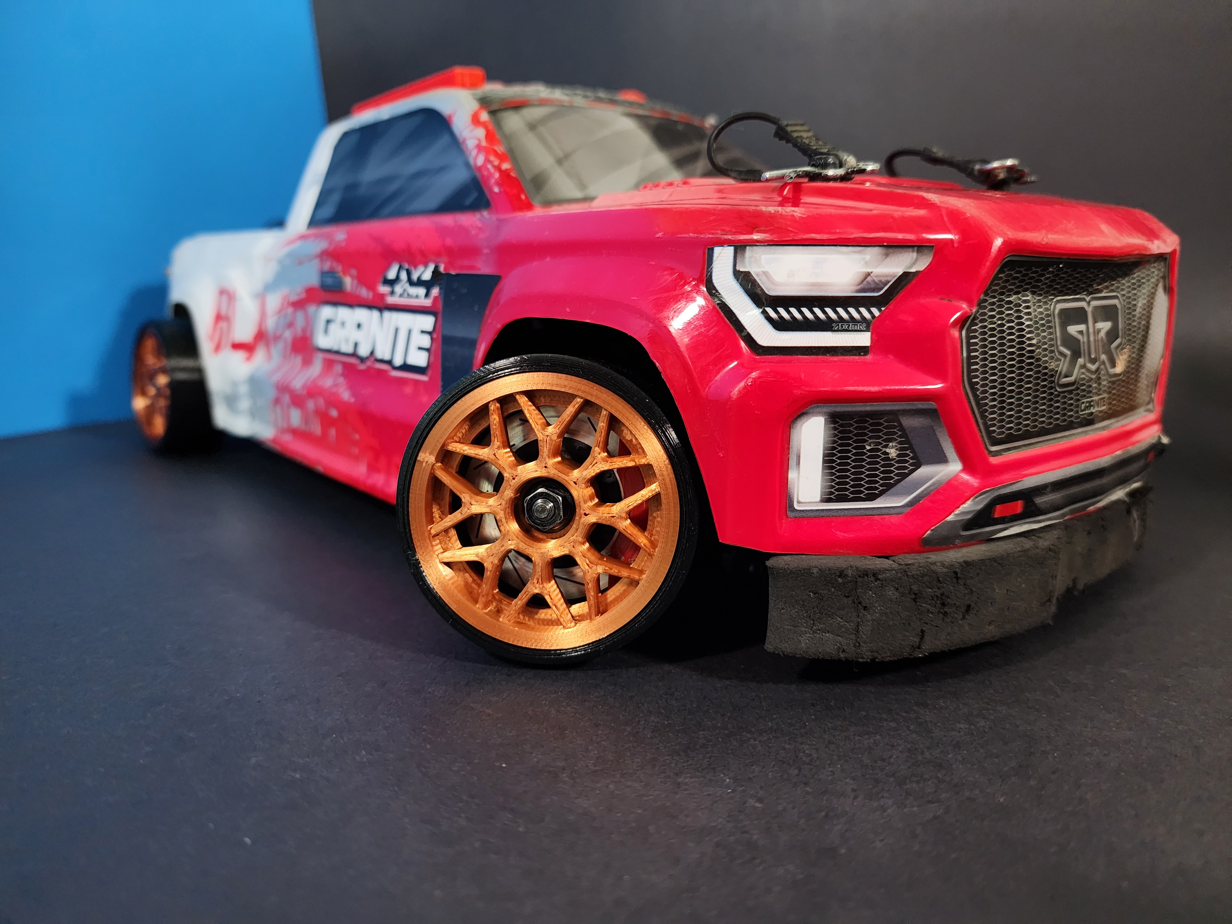 Fancy RC Drift Rims - Grip and Drift Tires