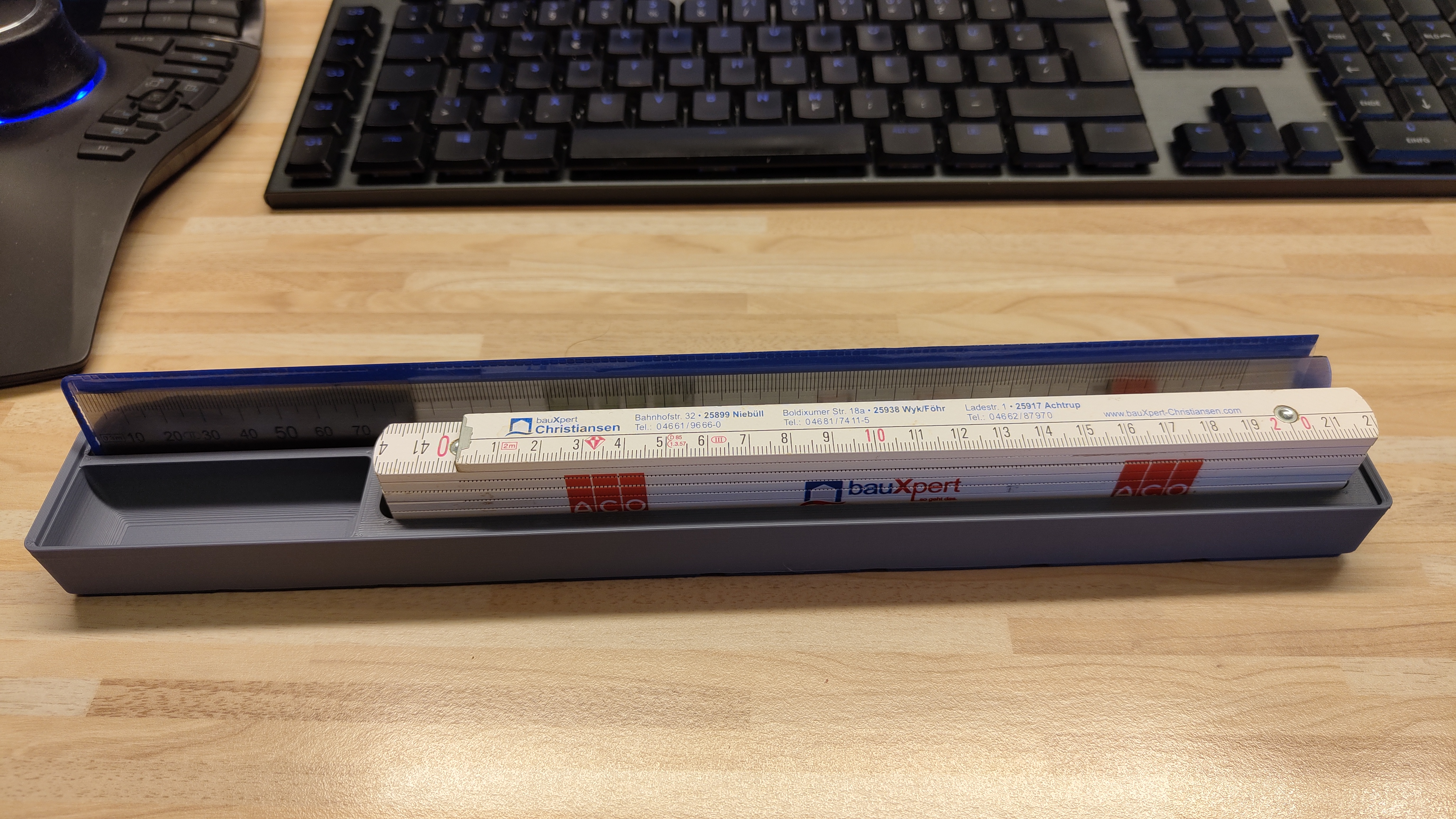 Gridfinity for Meter 30cm ruler