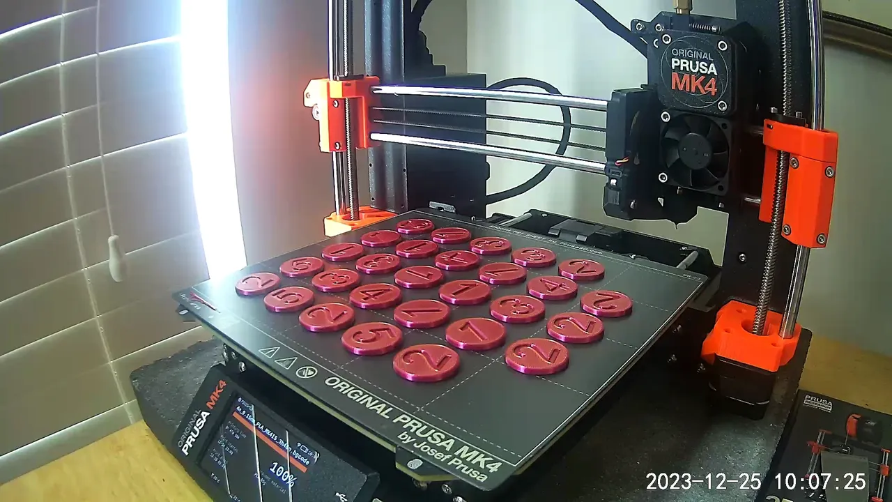 Number Disks by RosePeach | Download free STL model | Printables.com