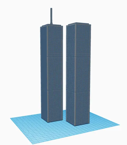 World Trade Center Complex 1 & 2 (Twin Towers.)