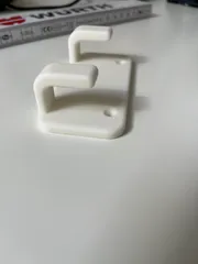 Double wall hanger for clothes 2 holes