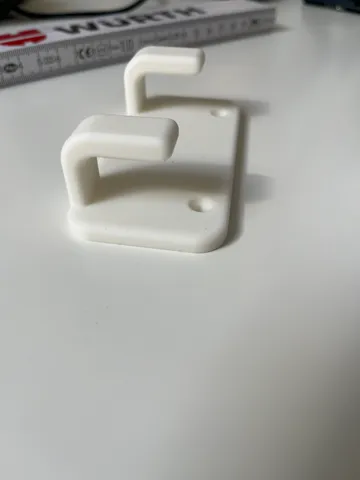 Double wall hanger for clothes 2 holes