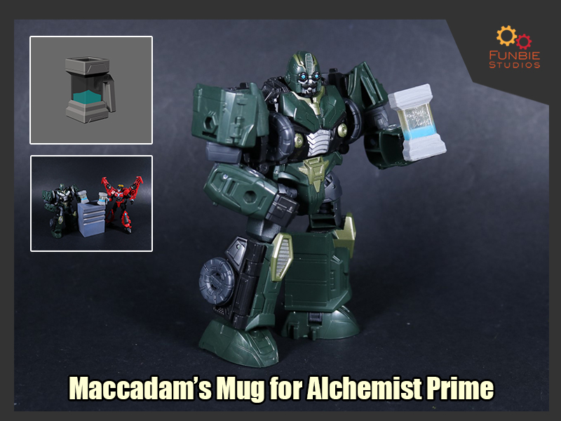 Maccadam's Mug for Transformers AotP Alchemist Prime